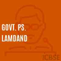 Govt. Ps. Lamdand Primary School Logo
