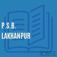 P.S.B. Lakhanpur Primary School Logo