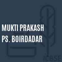 Mukti Prakash Ps. Boirdadar Primary School Logo