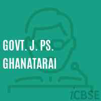 Govt. J. Ps. Ghanatarai Primary School Logo