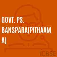 Govt. Ps. Banspara(Pithaama) Primary School Logo