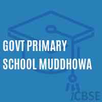 Govt Primary School Muddhowa Logo