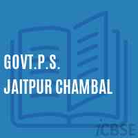 Govt.P.S. Jaitpur Chambal Primary School Logo