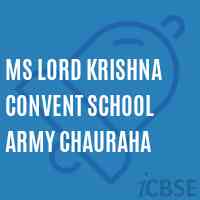 Ms Lord Krishna Convent School Army Chauraha Logo