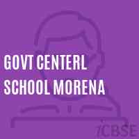 Govt Centerl School Morena Logo