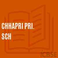 Chhapri Pri. Sch Middle School Logo