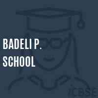 Badeli P. School Logo