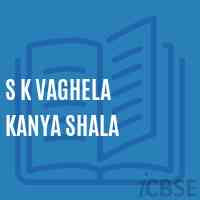 S K Vaghela Kanya Shala Middle School Logo