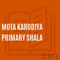 Mota Karodiya Primary Shala Middle School Logo