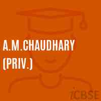 A.M.Chaudhary (Priv.) Middle School Logo