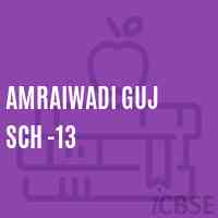 Amraiwadi Guj Sch -13 Middle School Logo