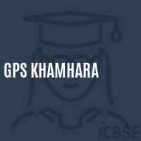 Gps Khamhara Primary School Logo