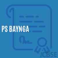 Ps Baynga Primary School Logo
