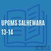 Upgms Salhewara 13-14 Middle School Logo