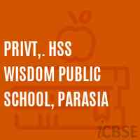 Privt,. HSS Wisdom Public School, Parasia Logo