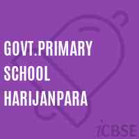 Govt.Primary School Harijanpara Logo