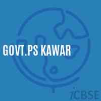 Govt.Ps Kawar Primary School Logo
