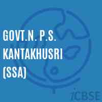 Govt.N. P.S. Kantakhusri (Ssa) Primary School Logo