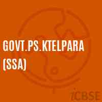 Govt.Ps.Ktelpara (Ssa) Primary School Logo
