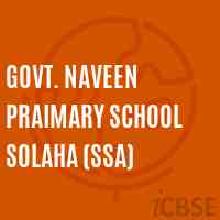Govt. Naveen Praimary School Solaha (Ssa) Logo