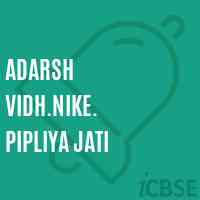 Adarsh Vidh.Nike. Pipliya Jati Middle School Logo
