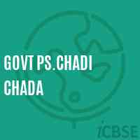 Govt Ps.Chadi Chada Primary School Logo