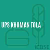 Ups Khuman Tola Primary School Logo