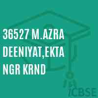 36527 M.Azra Deeniyat,Ekta Ngr Krnd Middle School Logo