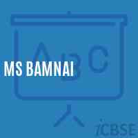Ms Bamnai Middle School Logo