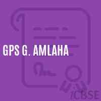 Gps G. Amlaha Primary School Logo