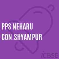 Pps Neharu Con.Shyampur Primary School Logo
