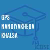 Gps Nandiyakheda Khalsa Primary School Logo