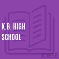 K.B. High School Logo