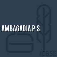 Ambagadia P.S Primary School Logo