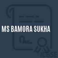 Ms Bamora Sukha Middle School Logo
