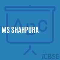 Ms Shahpura Middle School Logo