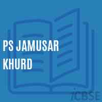 Ps Jamusar Khurd Primary School Logo