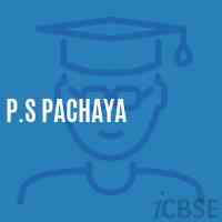 P.S Pachaya Primary School Logo