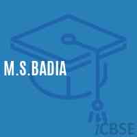 M.S.Badia Middle School Logo