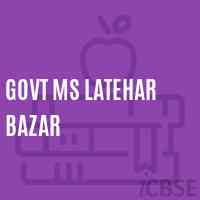 Govt Ms Latehar Bazar Middle School Logo