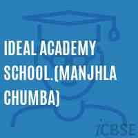 Ideal Academy School.(Manjhla Chumba) Logo