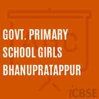 Govt. Primary School Girls Bhanupratappur Logo