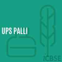 Ups Palli Middle School Logo