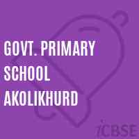 Govt. Primary School Akolikhurd Logo
