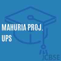 Mahuria Proj. Ups Middle School Logo