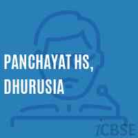 Panchayat Hs, Dhurusia School Logo