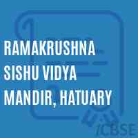 Ramakrushna Sishu Vidya Mandir, Hatuary School Logo