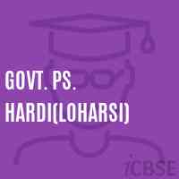 Govt. Ps. Hardi(Loharsi) Primary School Logo