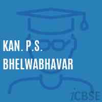 Kan. P.S. Bhelwabhavar Primary School Logo