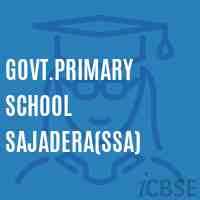 Govt.Primary School Sajadera(Ssa) Logo
